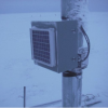 Datalogger weather box and PV panel; D. Vaught photo